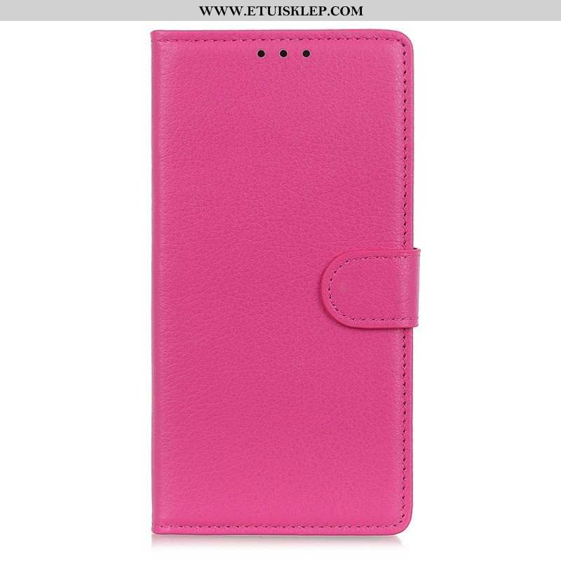 Etui Folio do Vivo Y76 5G Tekstura Liczi